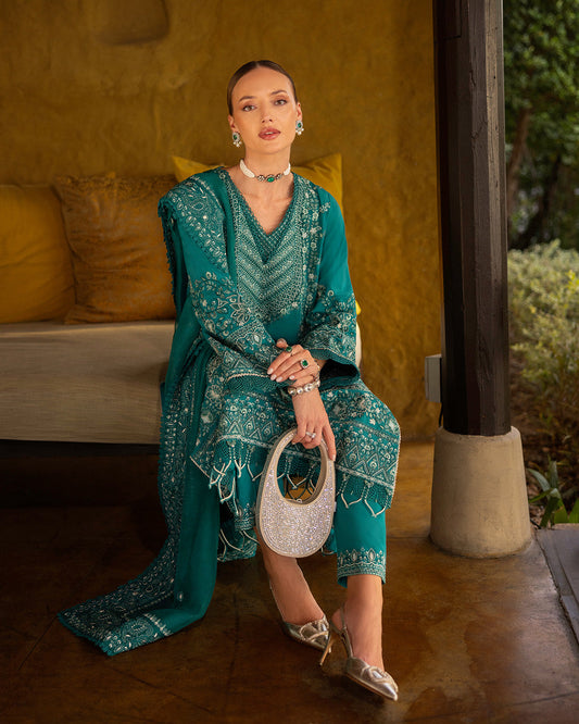 Faiza Saqlain Zinnia Luxury Lawn 2025