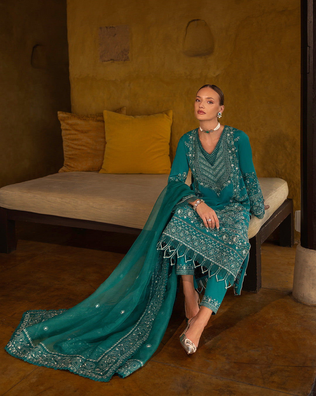 Faiza Saqlain Zinnia Luxury Lawn 2025