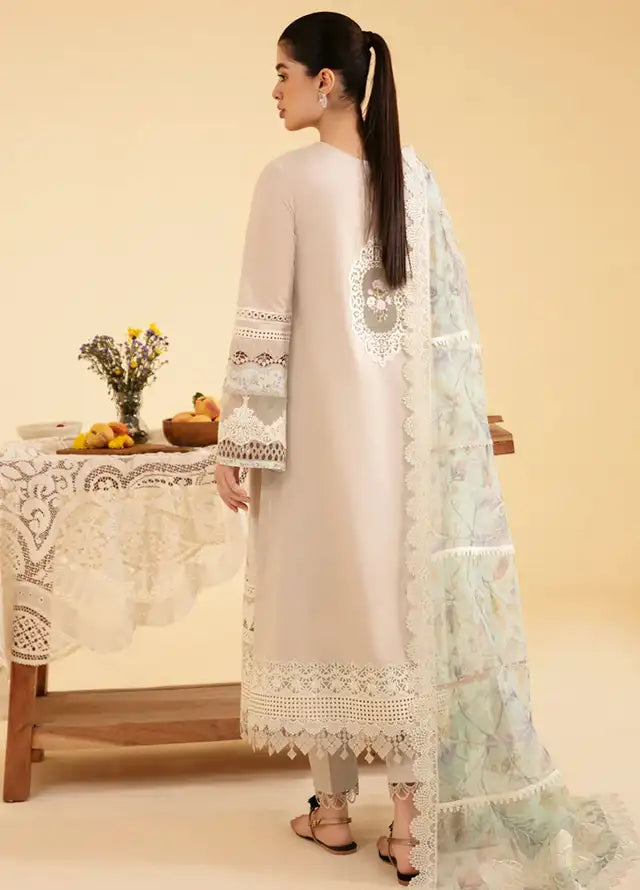 Qlinekari By Qalamkar Chikankari Lawn Suit
