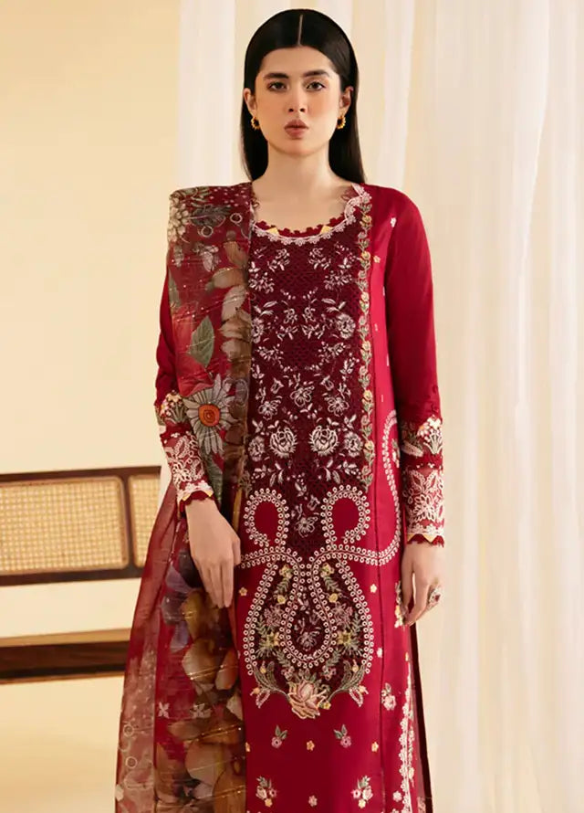 Qlinekari By Qalamkar Chikankari Lawn