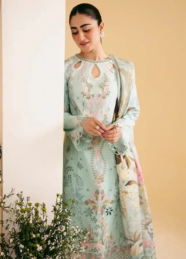 Qlinekari By Qalamkar Chikankari Lawn