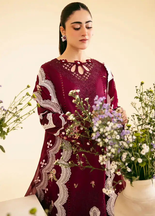 Qlinekari By Qalamkar Chikankari Lawn