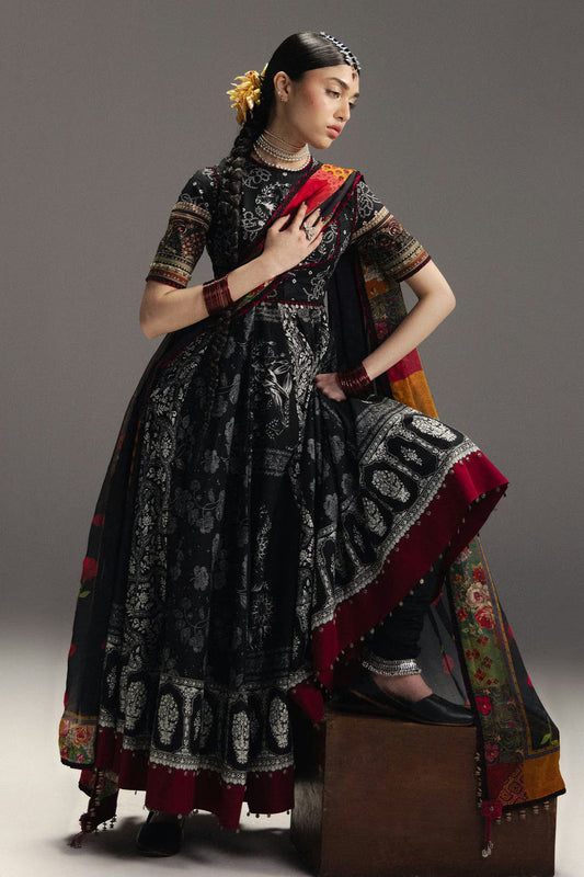 Zara Shahjahan Anarkali Festive Luxury Lawn-Best Seller