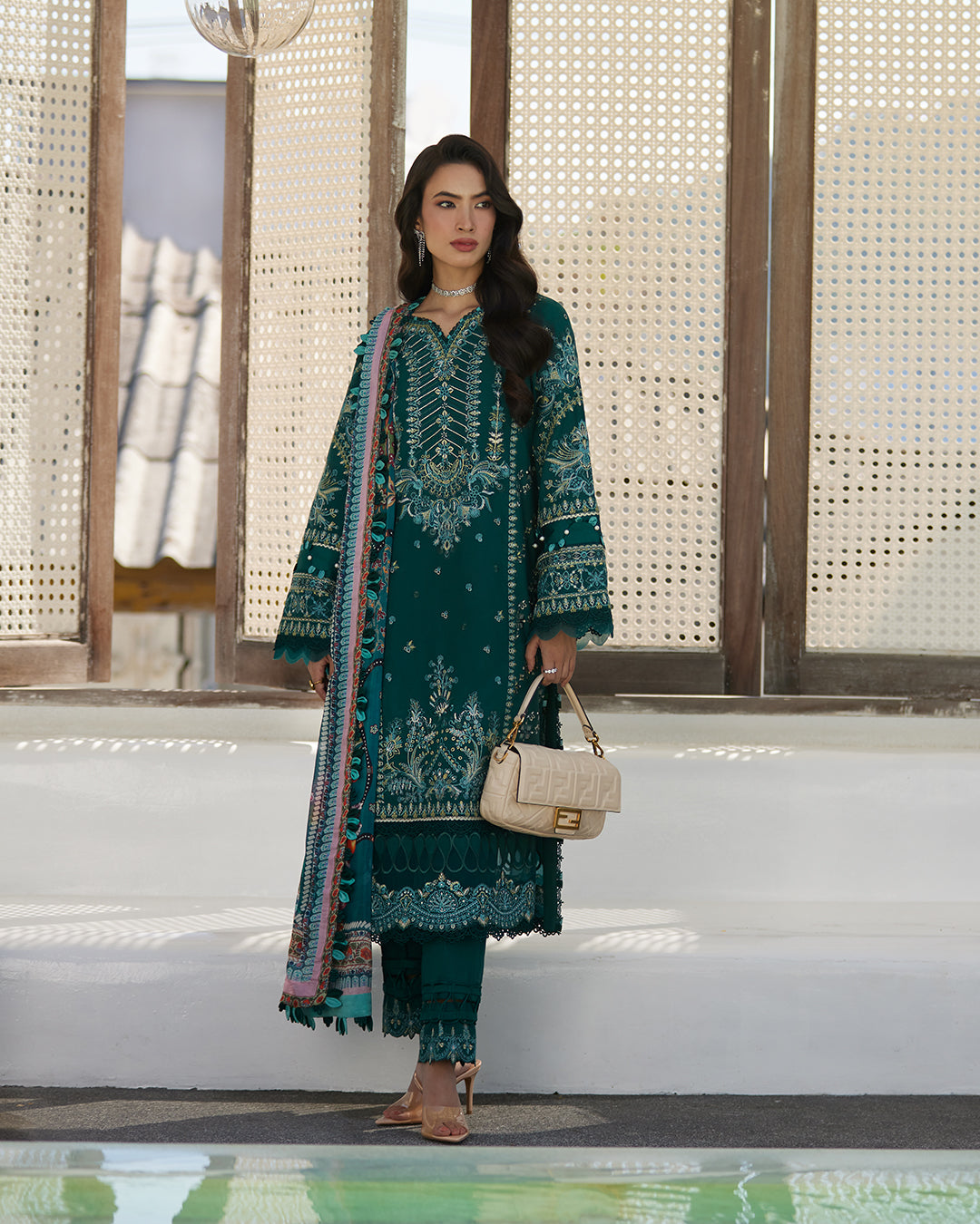 Faiza Saqlain Liliana x Palak Tiwari Luxury Lawn