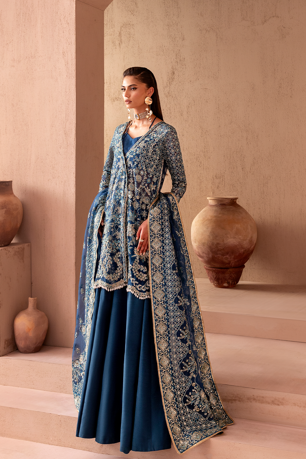 Emaan Adeel Clay &amp; Couture Luxury Wedding Formals – ELARA
