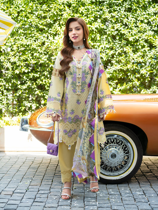 Jade Ombre Starlet Summer Lawn