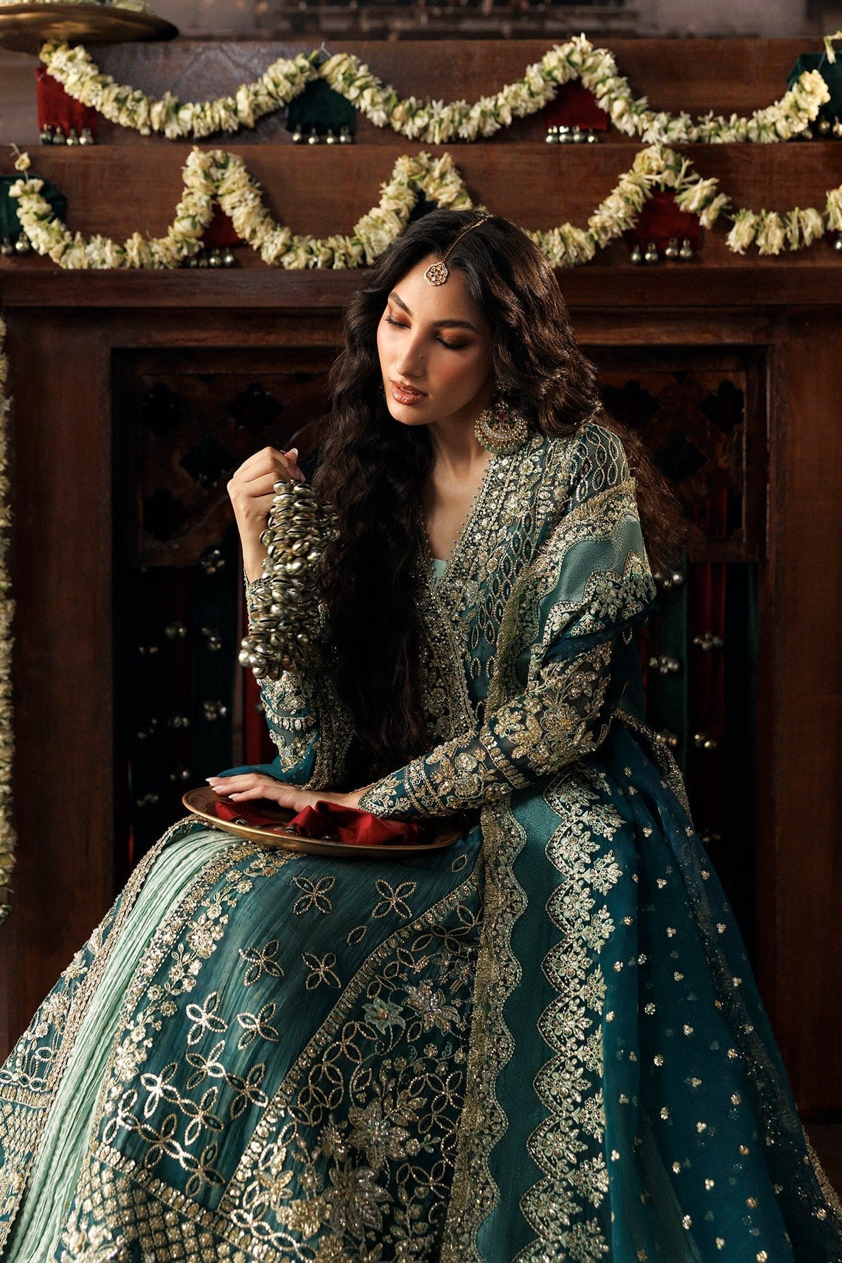Afrozeh Shehnai Luxury Wedding Formals-Best Seller