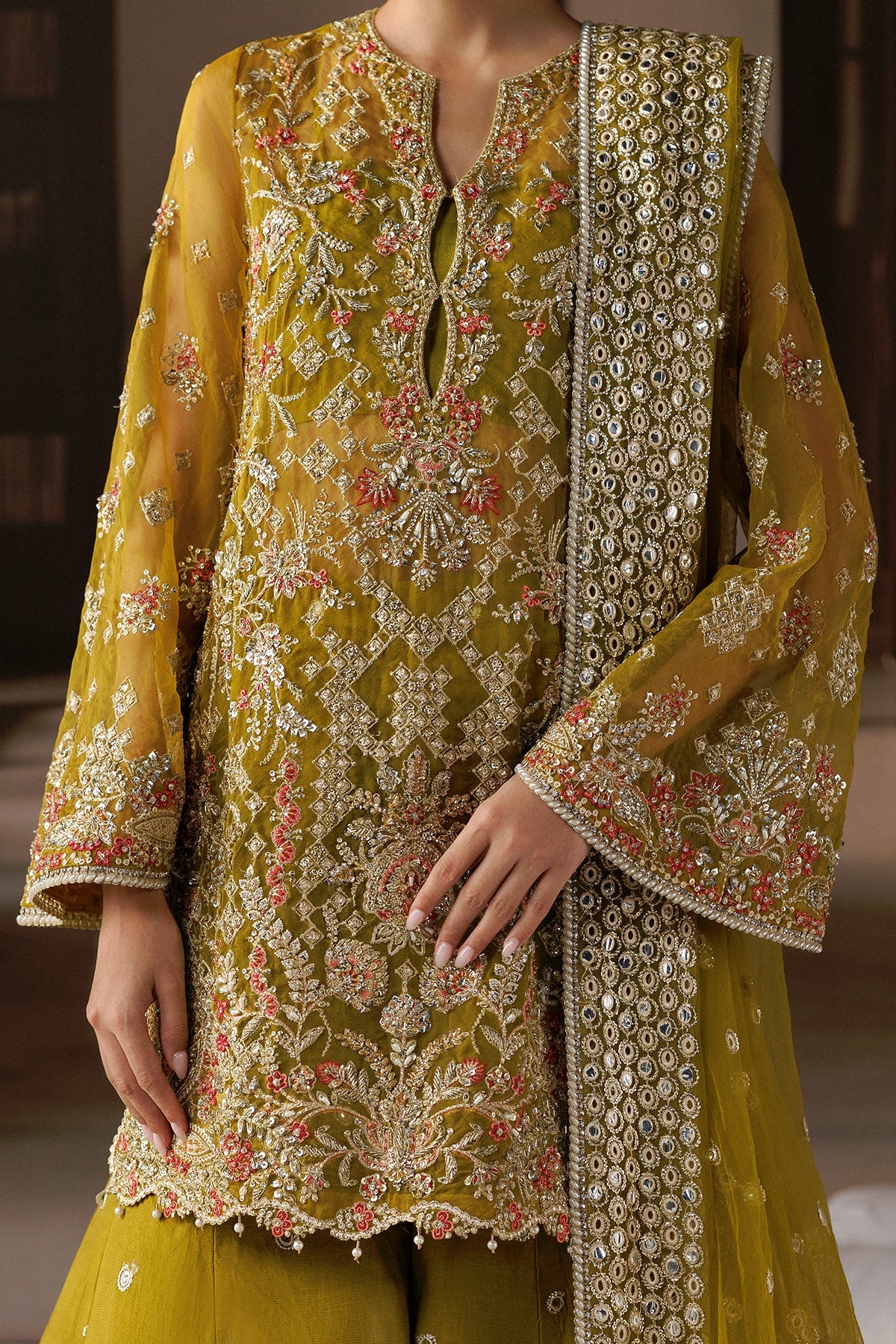 Afrozeh Shehnai Luxury Wedding Formals