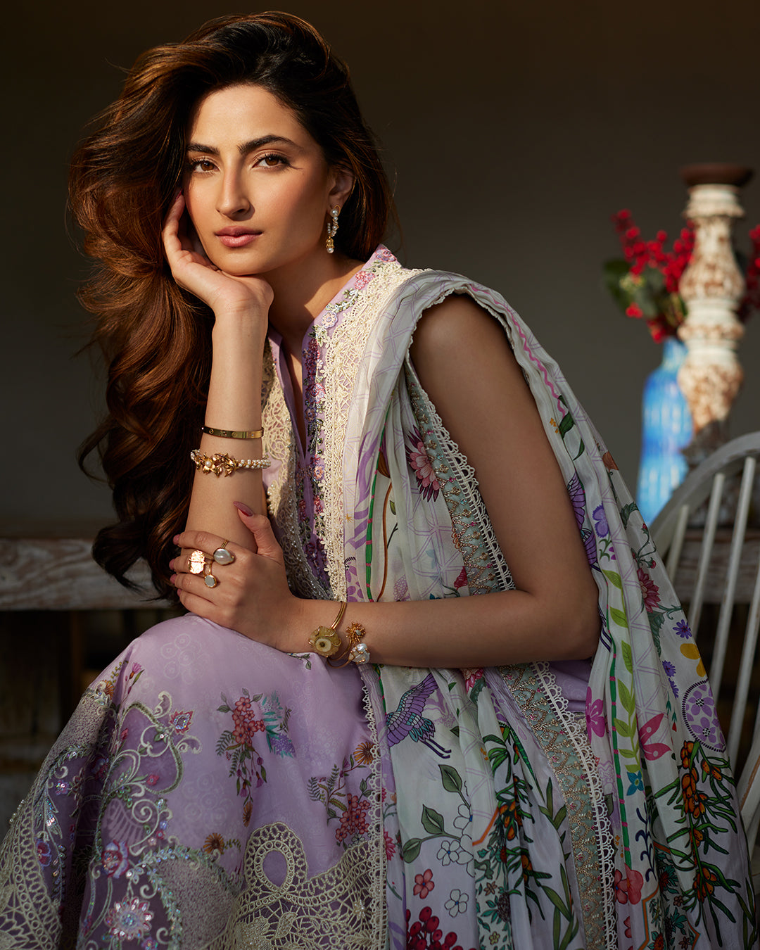 Faiza Saqlain Liliana x Palak Tiwari Luxury Lawn