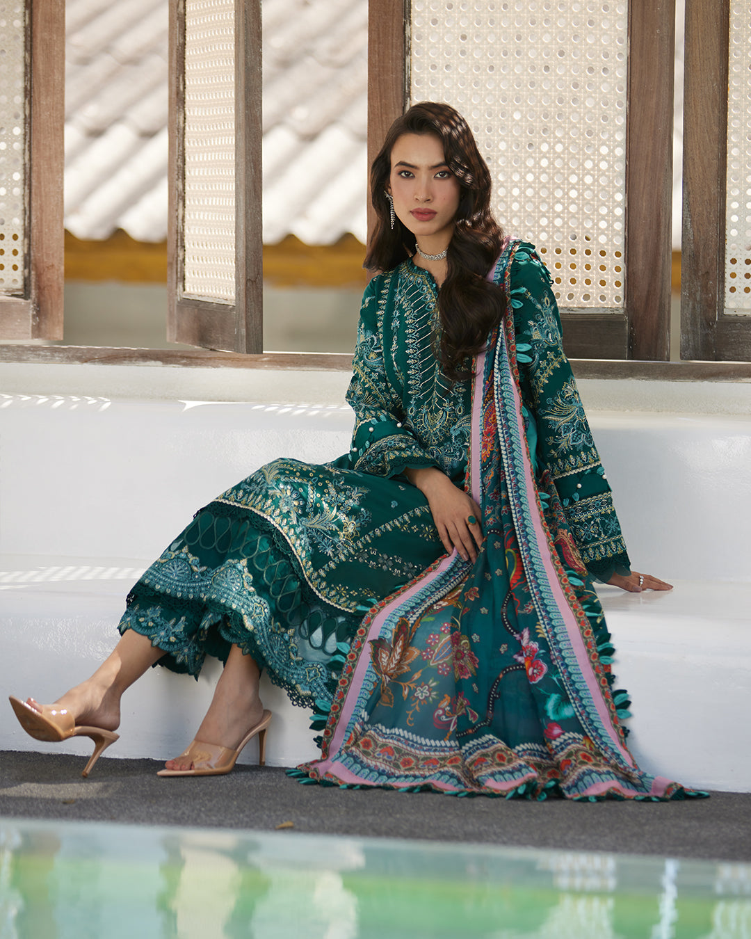 Faiza Saqlain Liliana x Palak Tiwari Luxury Lawn