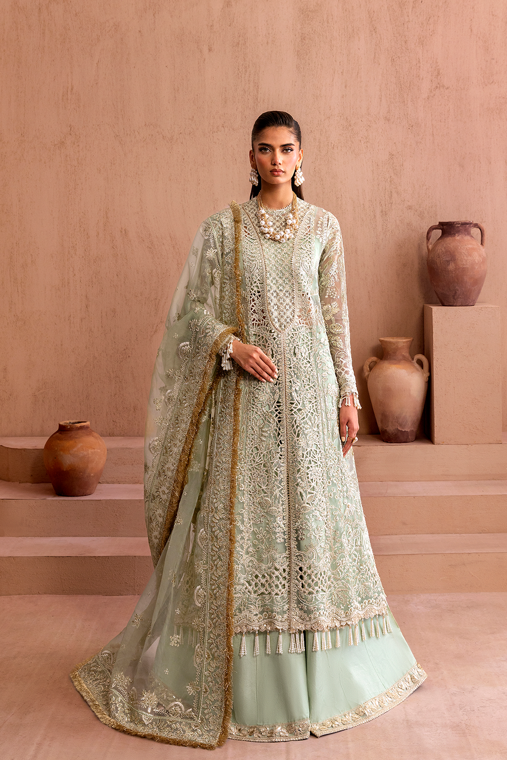 Emaan Adeel Clay &amp; Couture Luxury Wedding Formals – ZARVE