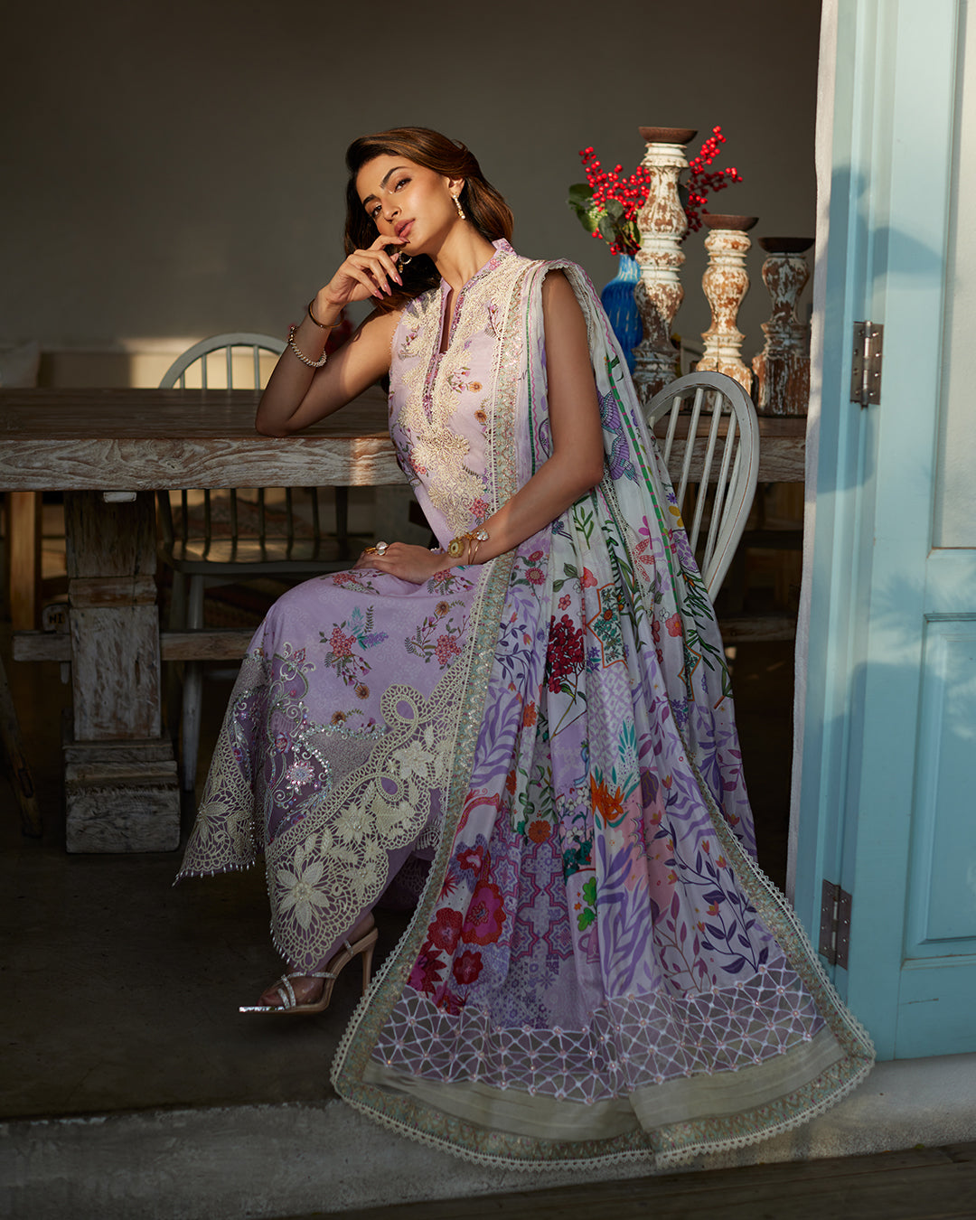 Faiza Saqlain Liliana x Palak Tiwari Luxury Lawn