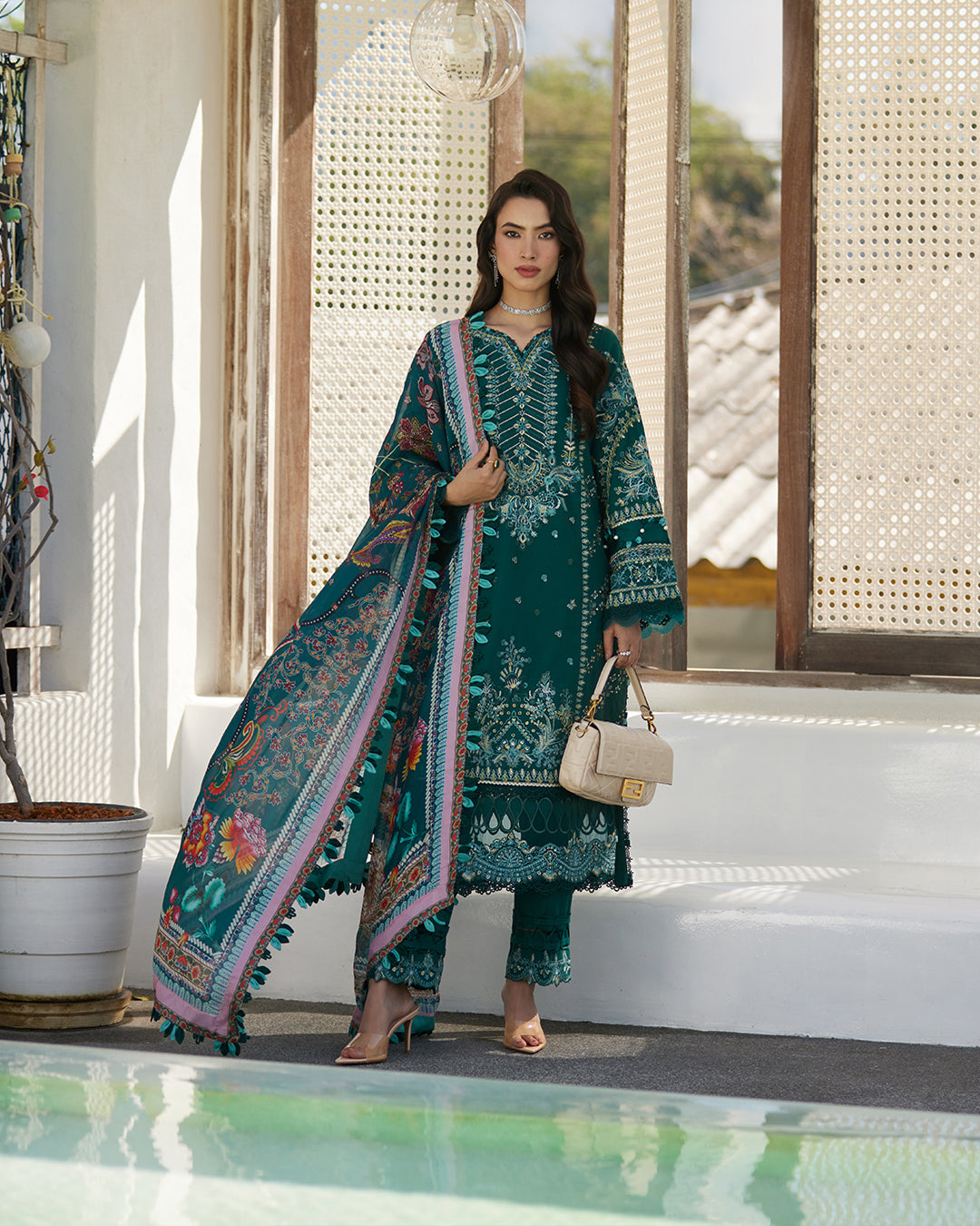 Faiza Saqlain Liliana x Palak Tiwari Luxury Lawn