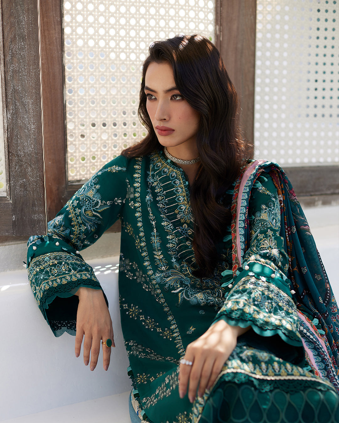 Faiza Saqlain Liliana x Palak Tiwari Luxury Lawn