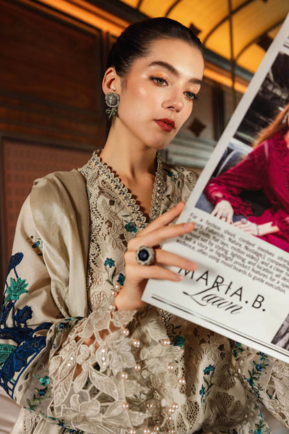 MARIA.B Eid Festive Luxury Lawn -Beige