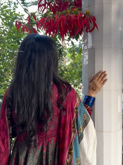 Zara Shahjahan Anarkali Festive Luxury Lawn –Best Seller