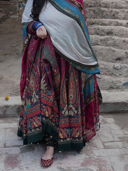 Zara Shahjahan Anarkali Festive Luxury Lawn –Best Seller