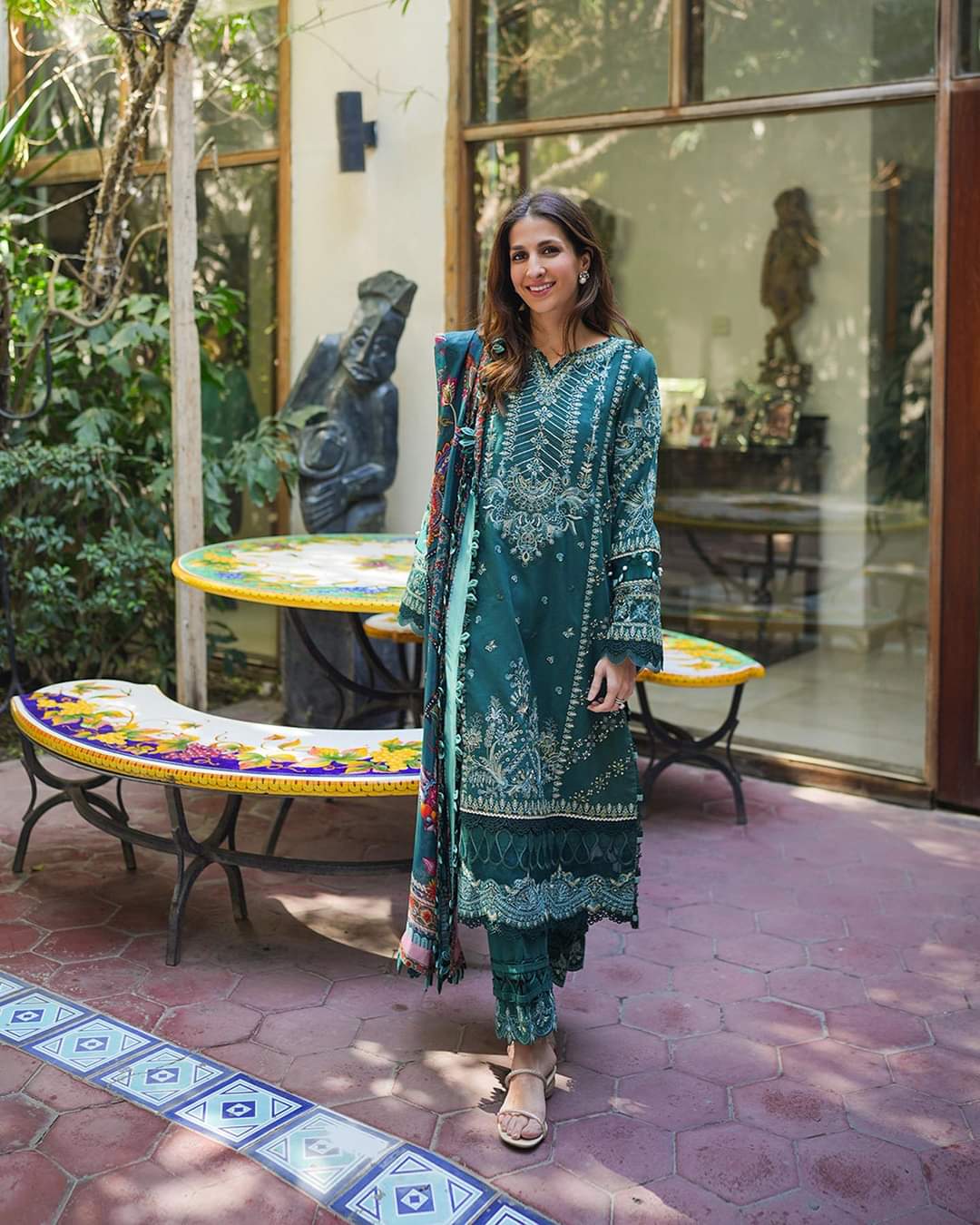 Faiza Saqlain Liliana x Palak Tiwari Luxury Lawn