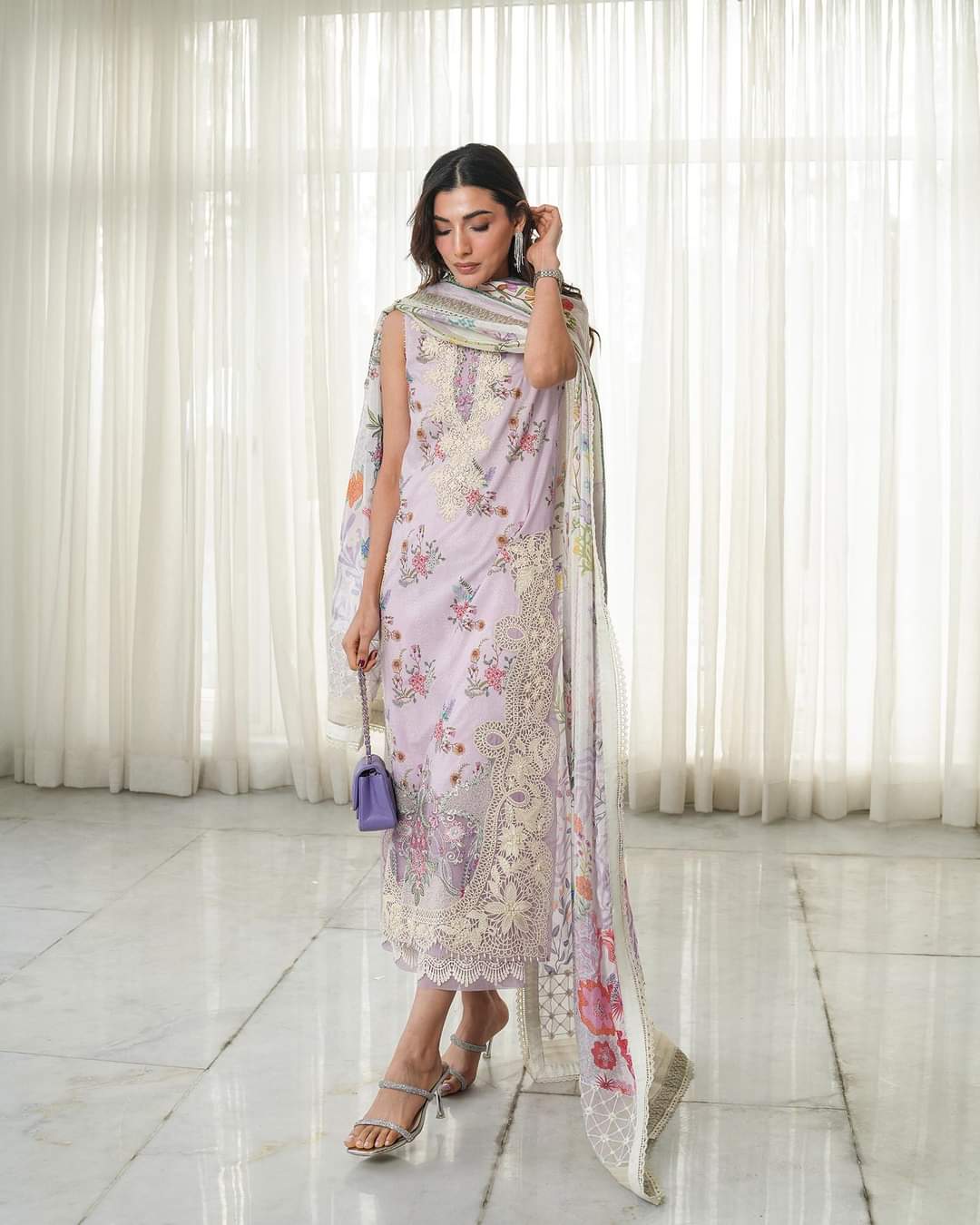 Faiza Saqlain Liliana x Palak Tiwari Luxury Lawn