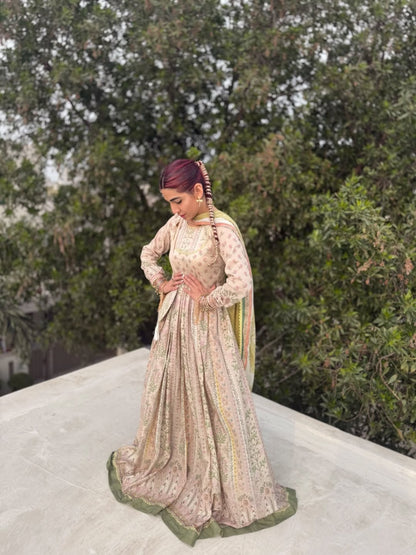 Zara Shahjahan Anarkali Festive Luxury Lawn – Best Seller