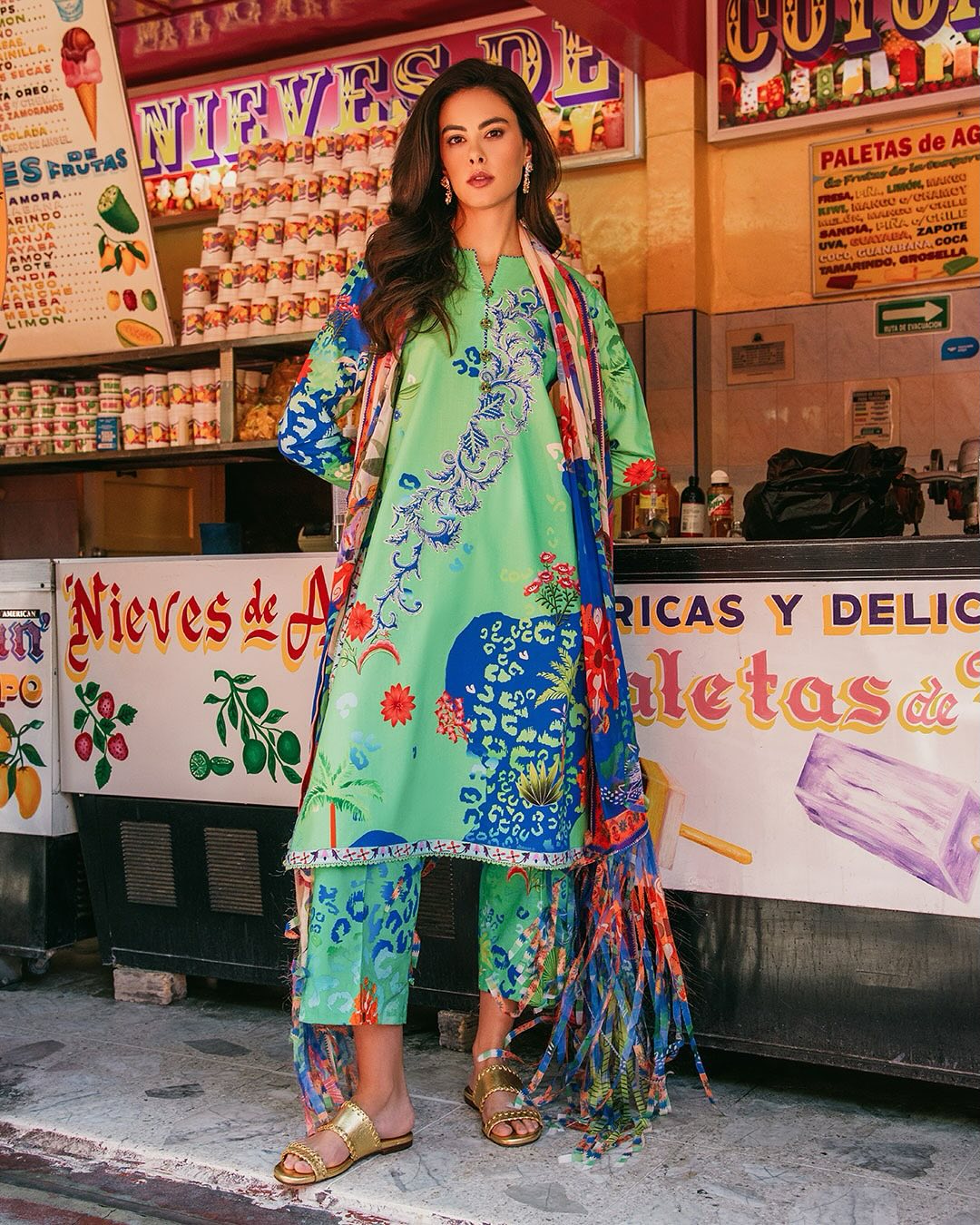 Mushq La Dolce Hemline Lawn Prints