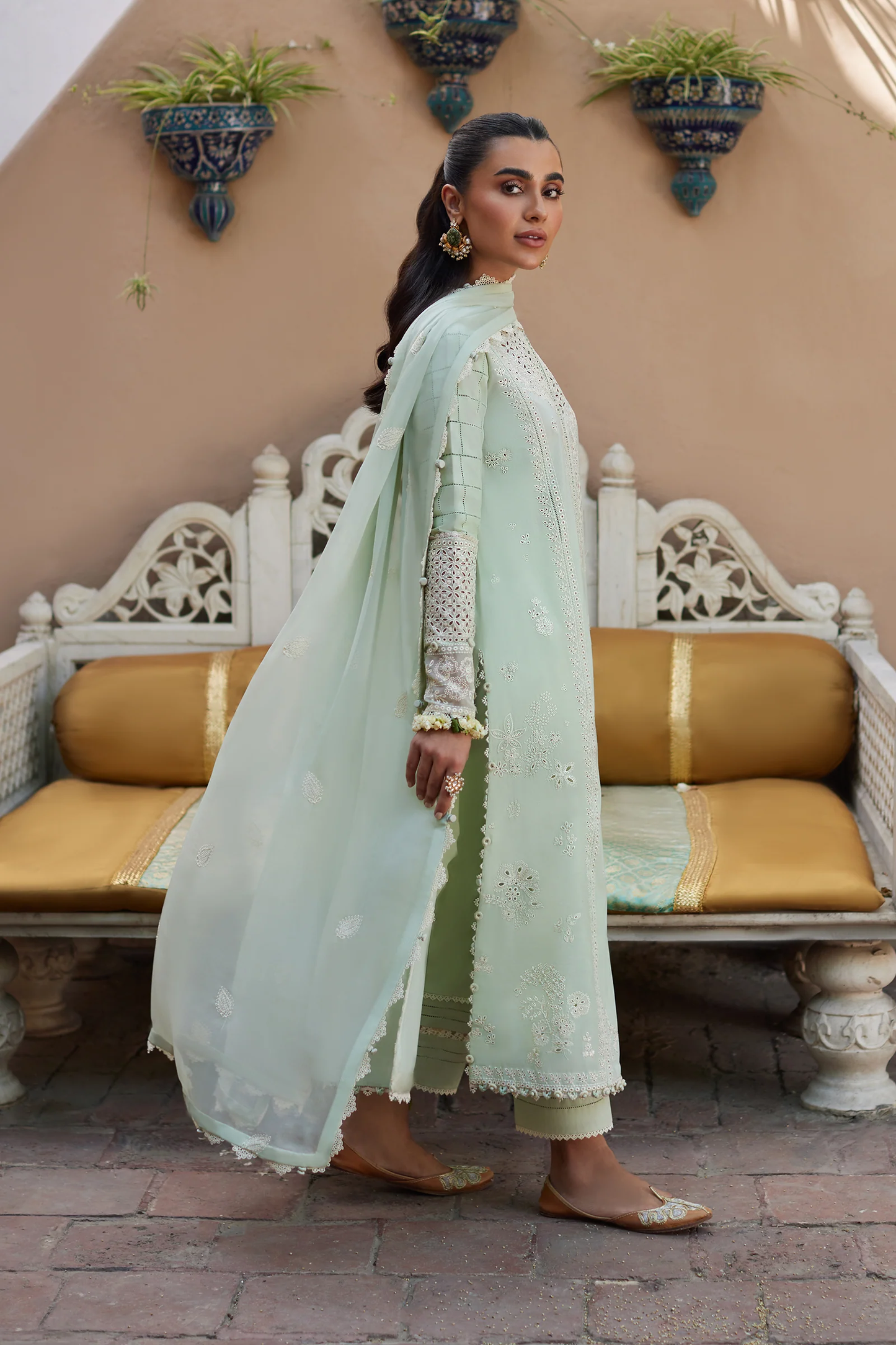 Zaha Embroidered Lawn Suit