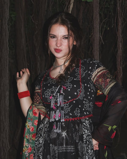 Zara Shahjahan Anarkali Festive Luxury Lawn-Best Seller
