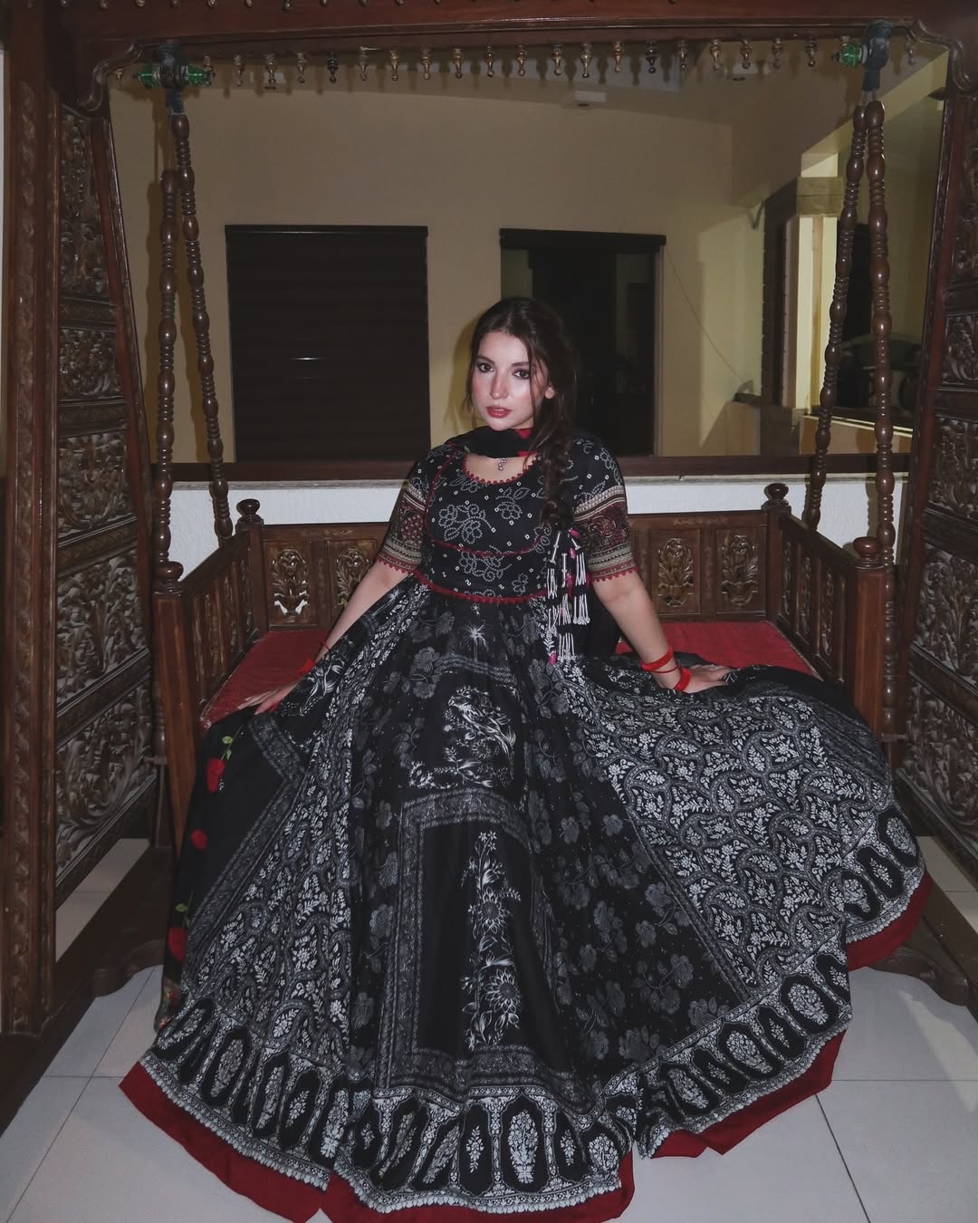 Zara Shahjahan Anarkali Festive Luxury Lawn-Best Seller