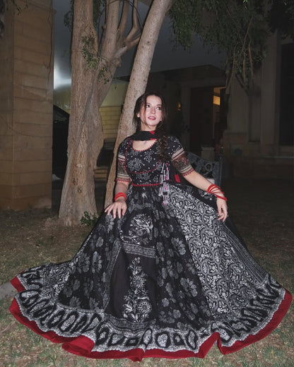 Zara Shahjahan Anarkali Festive Luxury Lawn-Best Seller