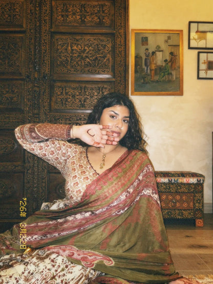 Zara Shahjahan Anarkali Festive Luxury Lawn- Best Seller