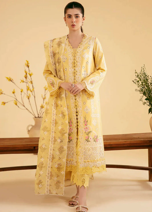 Qlinekari By Qalamkar Chikankari Lawn Suit