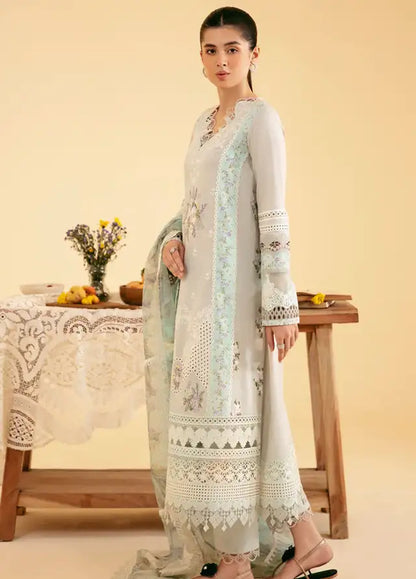 Qlinekari By Qalamkar Chikankari Lawn Suit