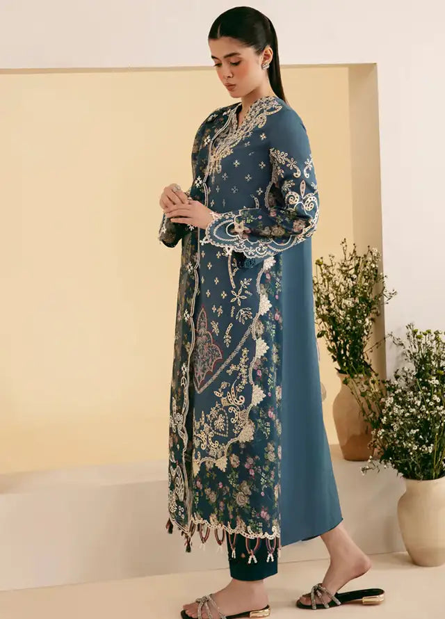 Qlinekari By Qalamkar Chikankari Lawn Suit