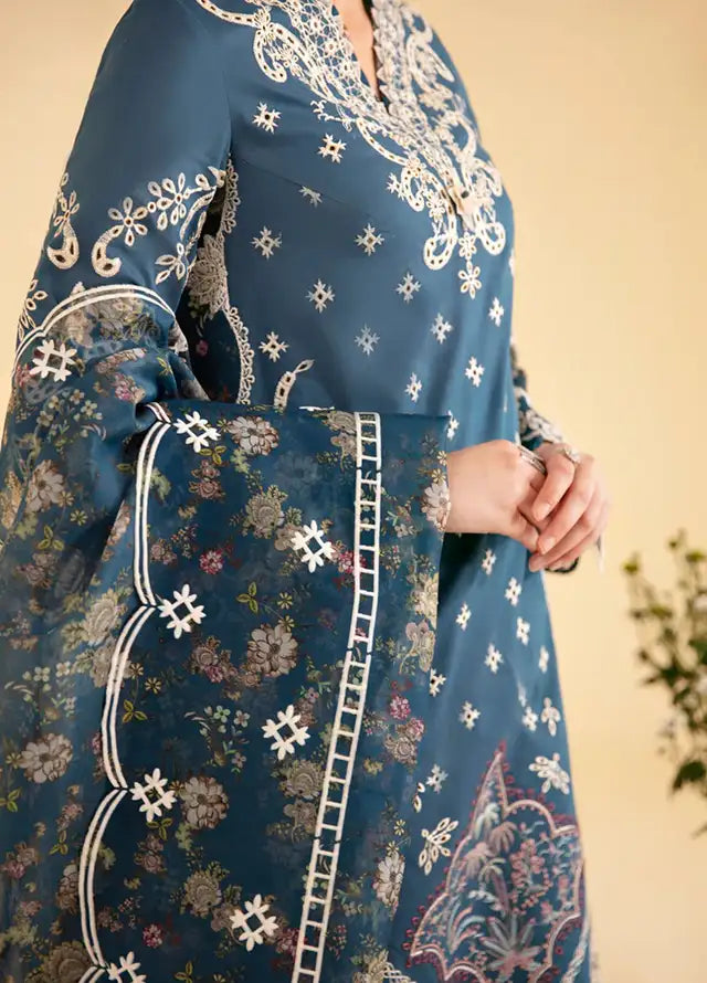 Qlinekari By Qalamkar Chikankari Lawn Suit