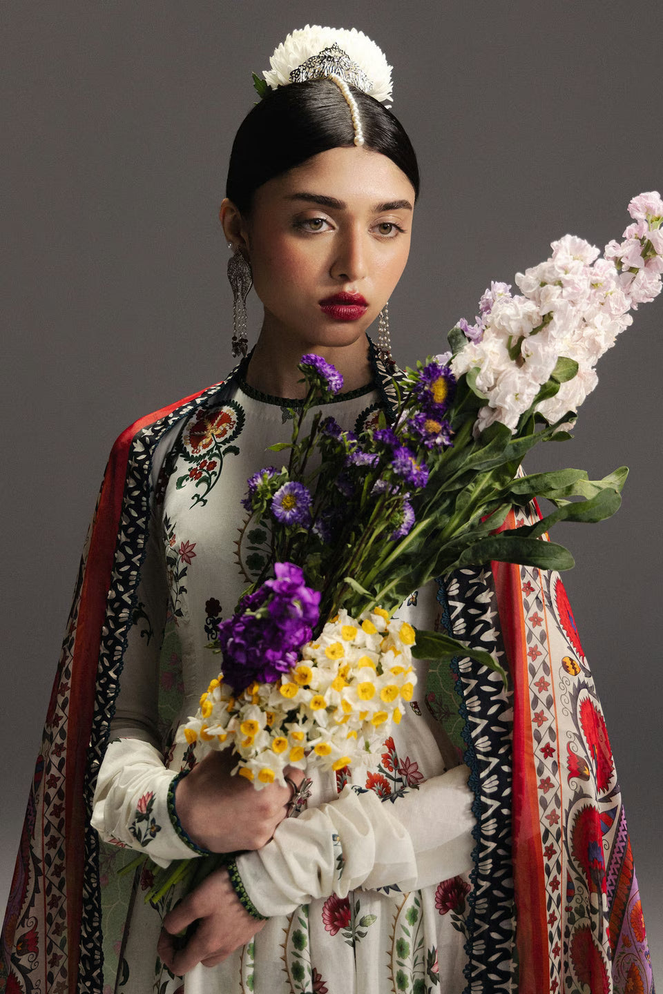 Zara Shahjahan Anarkali Festive Luxury Lawn –Best Seller