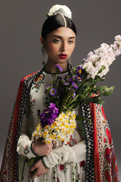 Zara Shahjahan Anarkali Festive Luxury Lawn –Best Seller