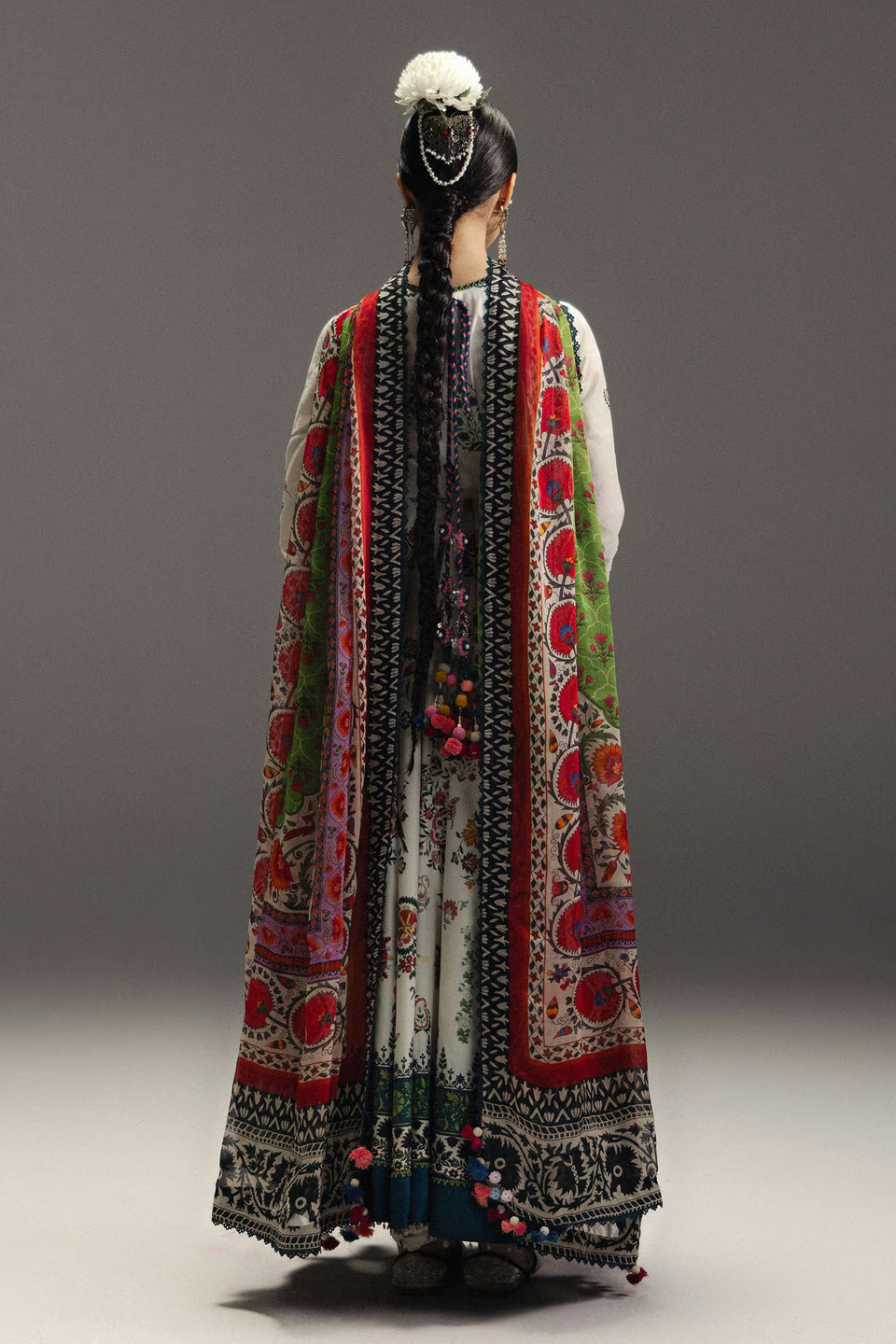Zara Shahjahan Anarkali Festive Luxury Lawn –Best Seller