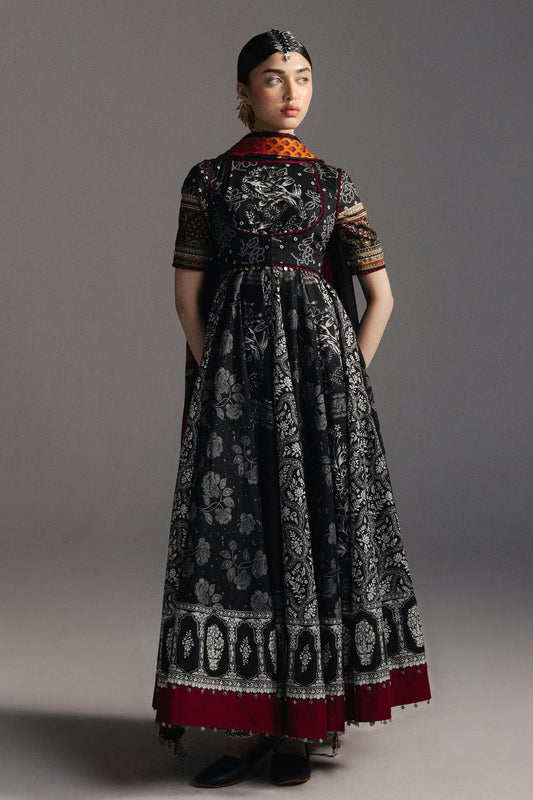 Zara Shahjahan Anarkali Festive Luxury Lawn-Best Seller