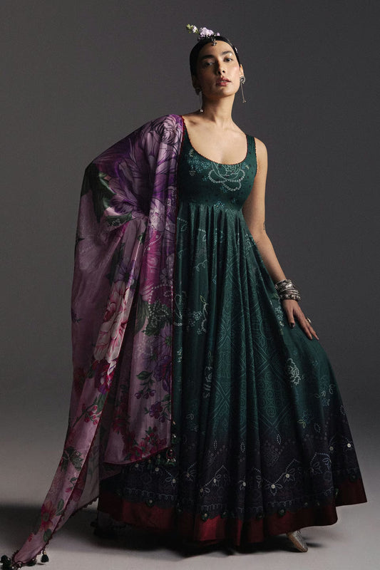 Zara Shahjahan Anarkali Festive Luxury Lawn –Best Seller
