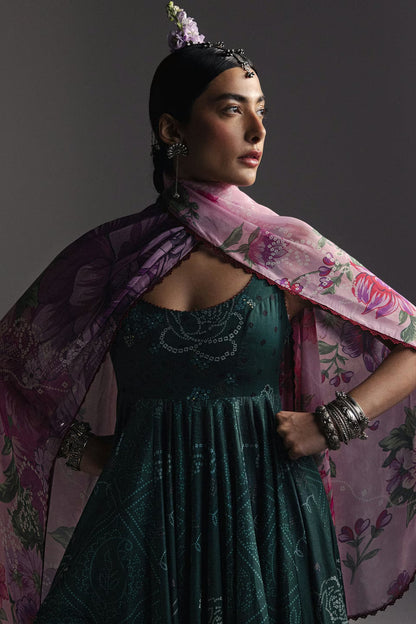 Zara Shahjahan Anarkali Festive Luxury Lawn –Best Seller