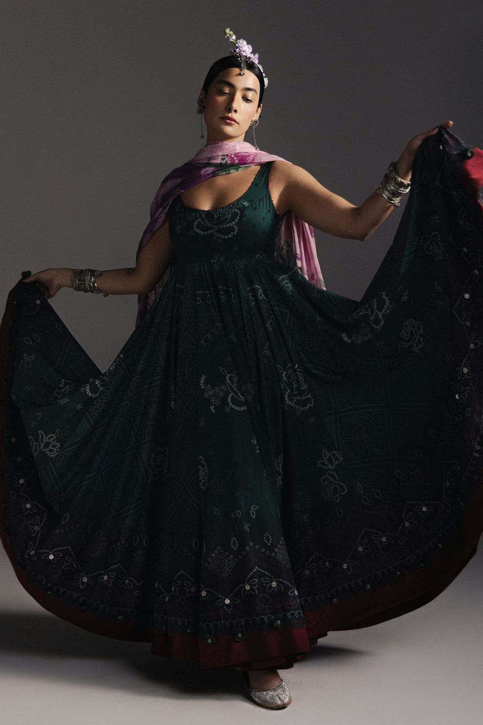 Zara Shahjahan Anarkali Festive Luxury Lawn –Best Seller