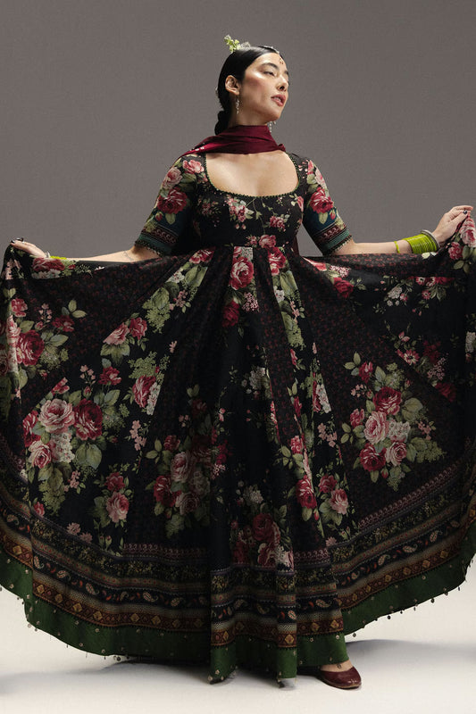 Zara Shahjahan Anarkali Festive Luxury Lawn – Best Seller