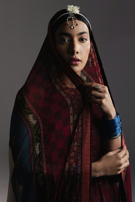 Zara Shahjahan Anarkali Festive Luxury Lawn –Best Seller