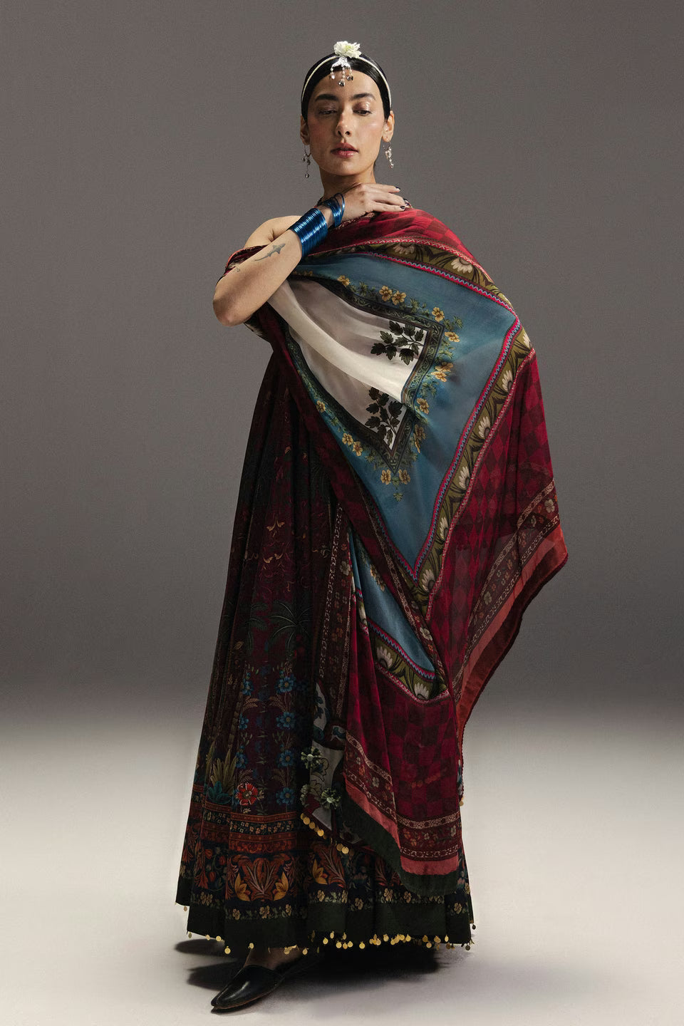 Zara Shahjahan Anarkali Festive Luxury Lawn –Best Seller