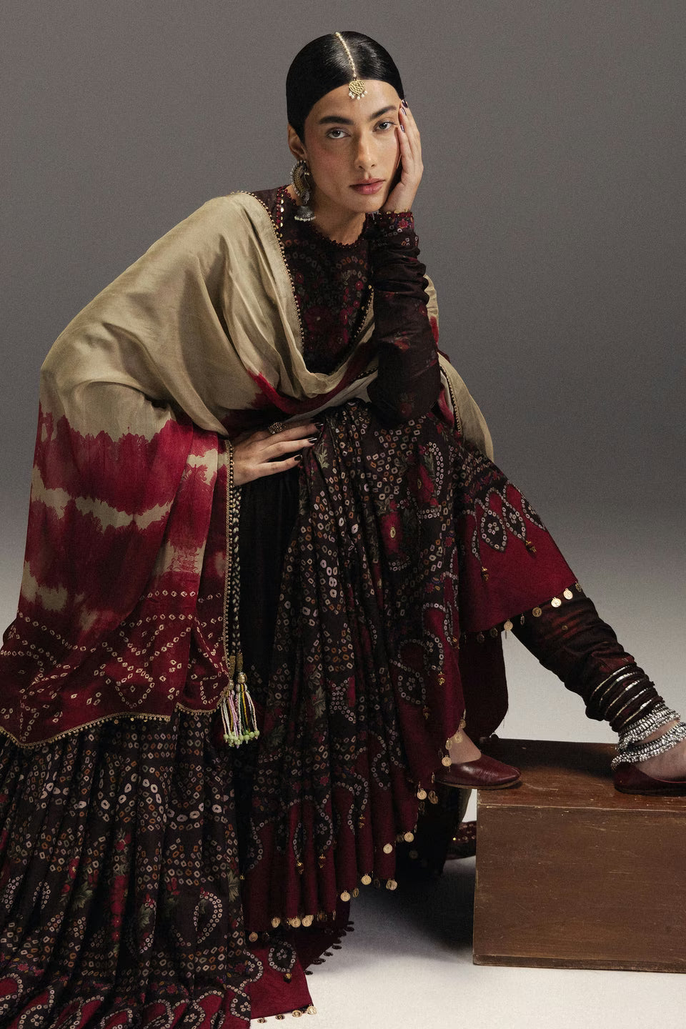 Zara Shahjahan Anarkali Festive Luxury Lawn – Best Seller
