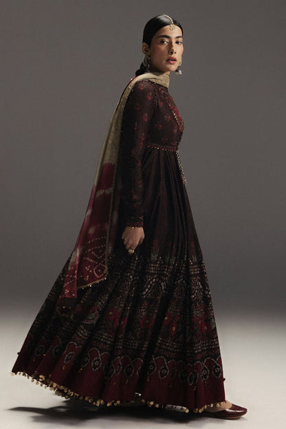 Zara Shahjahan Anarkali Festive Luxury Lawn – Best Seller